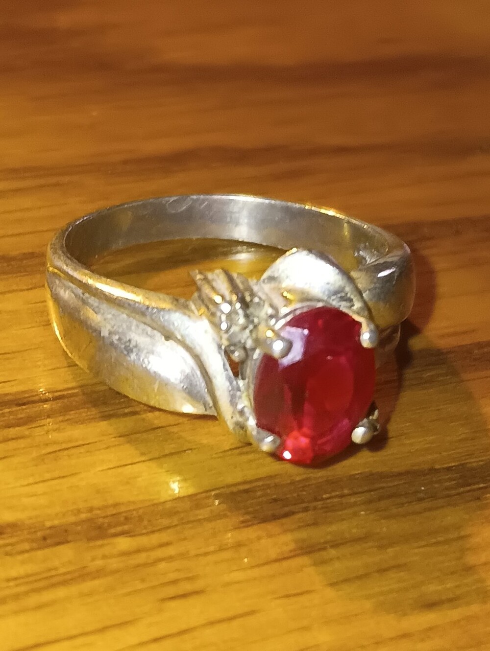 4.12ct. Natural Ruby Sterling Ring